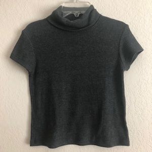 John galt cropped ribbed turtleneck